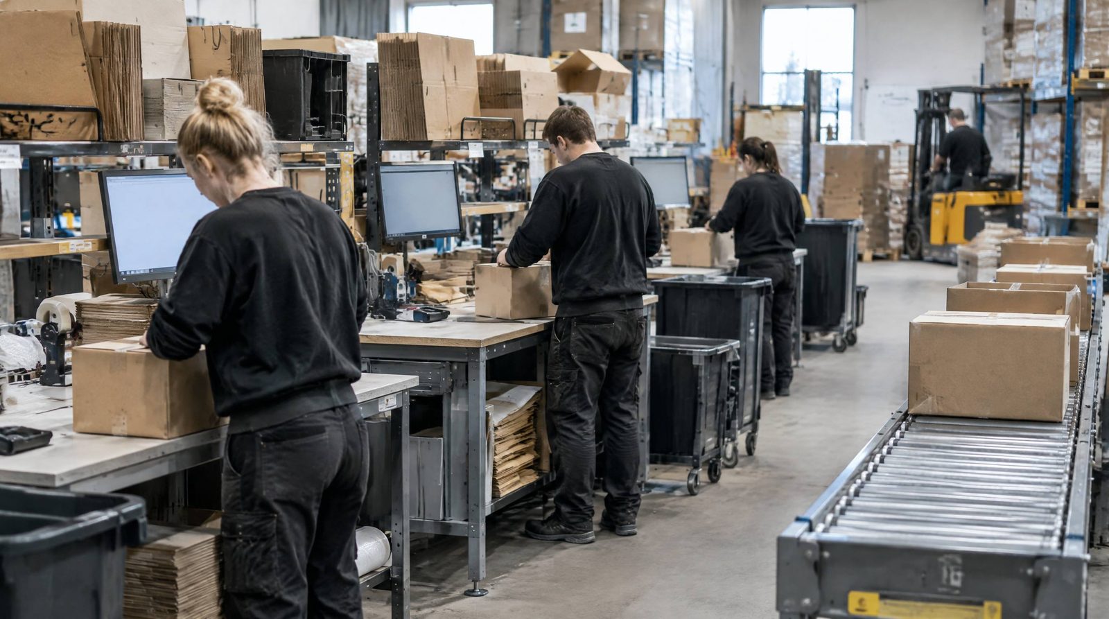 Flere medarbejdere end normalt ved pakkestationerne