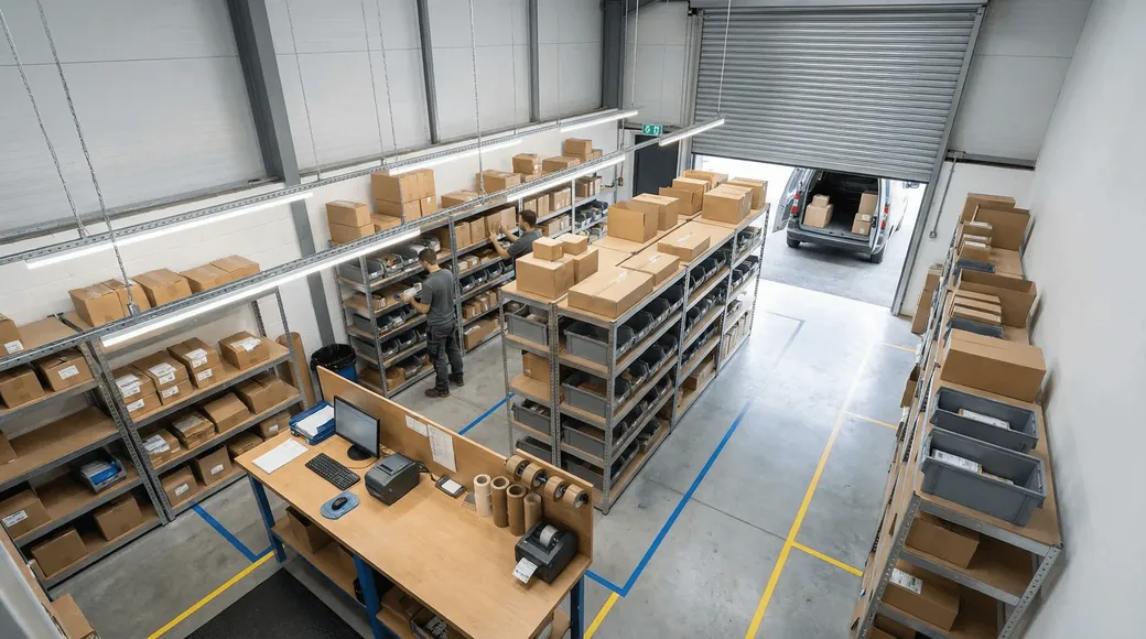 Forsiden p&aring; E-logistik Guide 2026