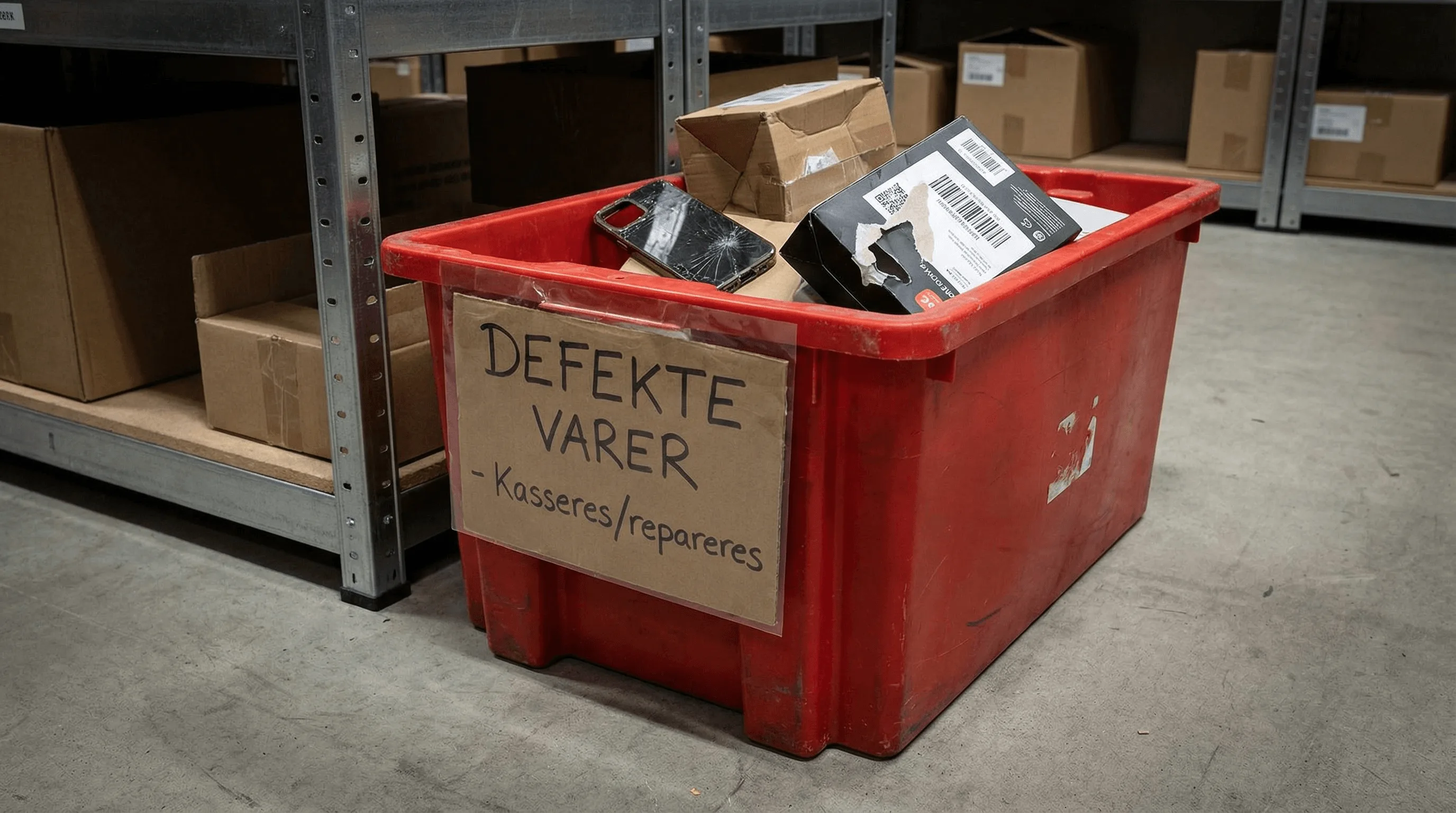 kap8 kasse til defekte varer