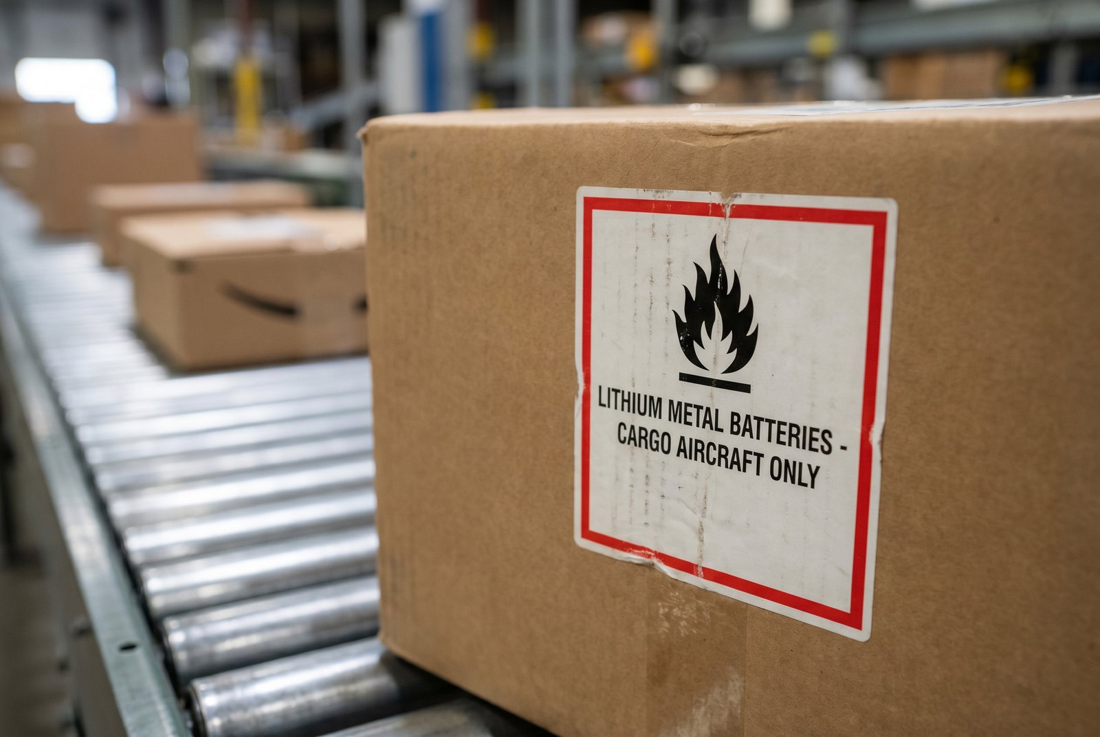 lithium batterier farligt gods label